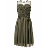 P.A.R.O.S.H. Vestido com babado - Verde