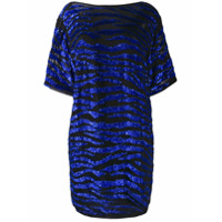 P.A.R.O.S.H. Vestido com paetês - Azul