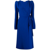 P.A.R.O.S.H. Vestido envelope slsim - Azul