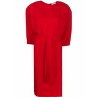 P.A.R.O.S.H. Vestido midi com cinto - Vermelho