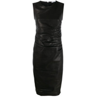 P.A.R.O.S.H. Vestido midi com franzido - Preto