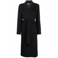 P.A.R.O.S.H. Wire belted wrap coat - Azul