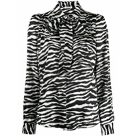 P.A.R.O.S.H. zebra print shirt - Branco