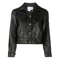 Patou Jaqueta cropped - Preto