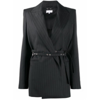 Patrizia Pepe Blazer com cinto e tachas - Preto