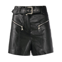 Patrizia Pepe Short com cinto - Preto