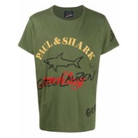 Paul & Shark Shark print T-shirt - Verde