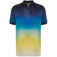 Paul Smith gradient polo shirt - Azul