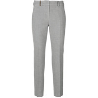 Peserico Calça cropped - Cinza