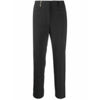 Peserico Calça slim cintura alta - Cinza