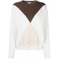 Peserico Suéter color block - Branco