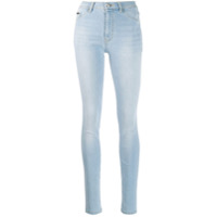 Philipp Plein Calça jeans cintura alta - Azul