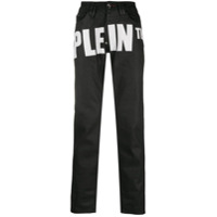 Philipp Plein Calça jeans reta - Preto