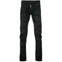 Philipp Plein Calça jeans slim - Preto