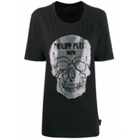 Philipp Plein Camiseta com aplicações - Preto