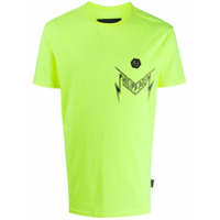 Philipp Plein Camiseta com logo - Amarelo