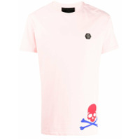 Philipp Plein Camiseta de algodão - Rosa