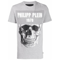 Philipp Plein Camiseta estampada - Cinza