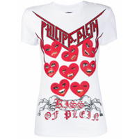 Philipp Plein Camiseta slim Love Plein - Branco