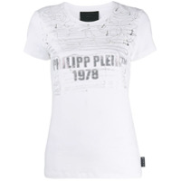 Philipp Plein Camiseta 'Statement' - Branco