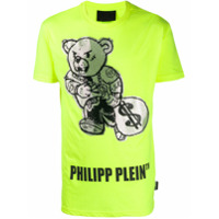 Philipp Plein Camiseta Teddy Bear - Amarelo