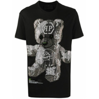 Philipp Plein Camiseta Teddy Bear - Preto