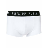 Philipp Plein Cueca boxer com logo - Branco
