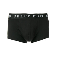 Philipp Plein Cueca boxer com logo - Preto