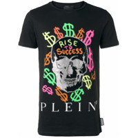 Philipp Plein Graffiti Skull T-shirt - Preto