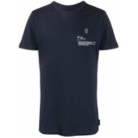 Philipp Plein logo patch T-shirt - Azul