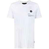 Philipp Plein logo patch T-shirt - Branco