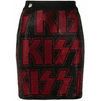 Philipp Plein Minissaia slim Kiss - Preto