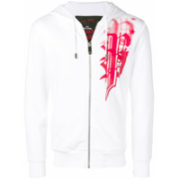 Philipp Plein Moletom com logo - Branco