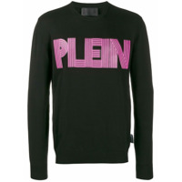 Philipp Plein Moletom com logo - Preto