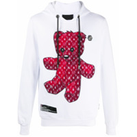Philipp Plein Moletom Teddy Bear - Branco