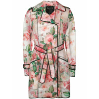 Philipp Plein Trench coat floral - Rosa