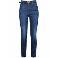 Pinko belted slim-fit jeans - Azul