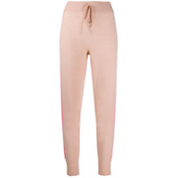 Pinko Calça com listra lateral - Rosa