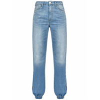 Pinko Calça jeans com barra franzida - Azul