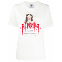 Pinko Camiseta com estampa de gato - Branco