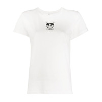 Pinko Camiseta com estampa de logo - Branco