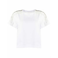 Pinko Camiseta com logo - Branco