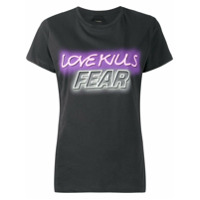 Pinko Camiseta Love Kills Fear - Preto