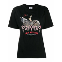 Pinko Camiseta The Striped Warrior - Preto
