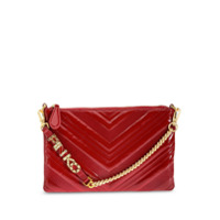 Pinko Clutch matelassÃª com logo - Vermelho