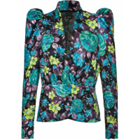 Pinko Jaqueta com estampa floral - Azul