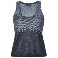 Pinko Regata com bordado de paetÃªs - Preto