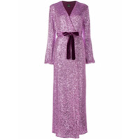 Pinko sequin embellished maxi dress - Roxo