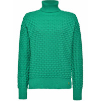 Pinko Suéter gola alta de tricô - Verde