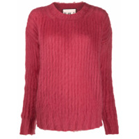 Plan C Suéter de tricô e lã mohair - Rosa